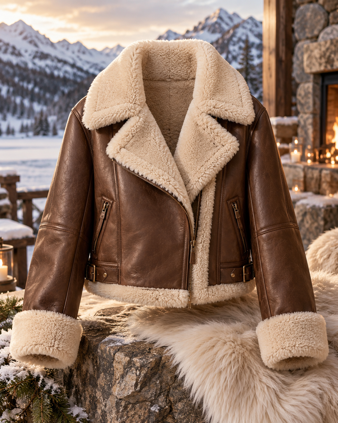 The Aspen Shearling Jacket