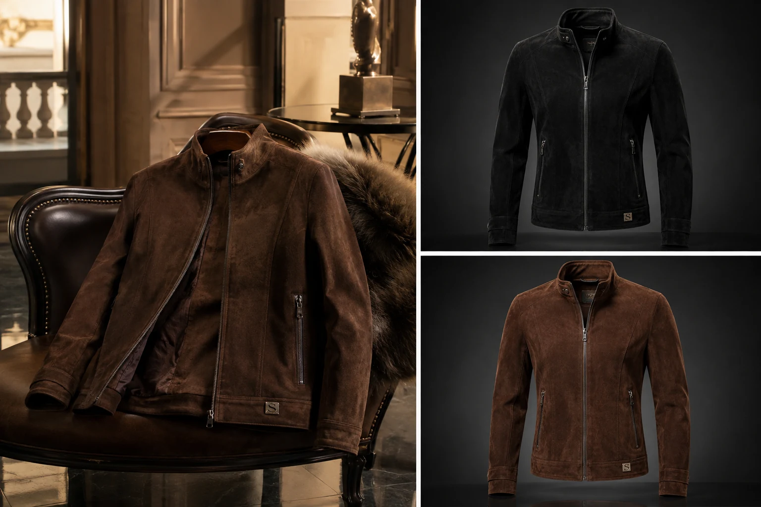 The Mayfair Suede Jacket alternate view